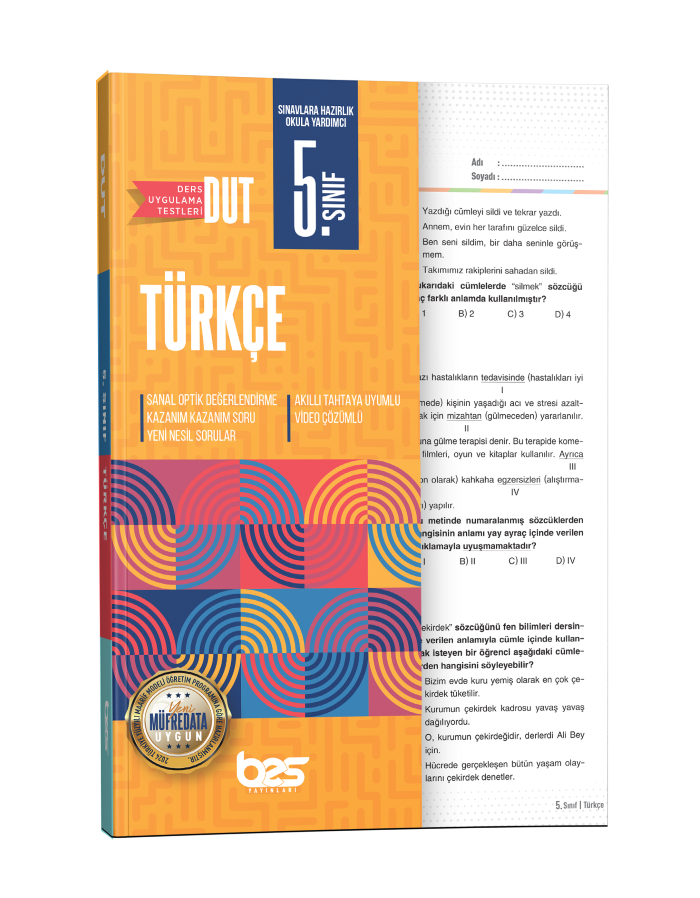 BES DUT 05.SINIF UYGULAMA TESTİ TÜRKÇE - 2025-26